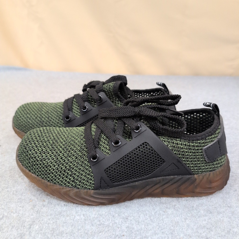 Indestructible Shoes Ryker‎ Steel Toe Safety Sneakers Olive Green Mens 6.5 NA305 - Picture 2 of 8